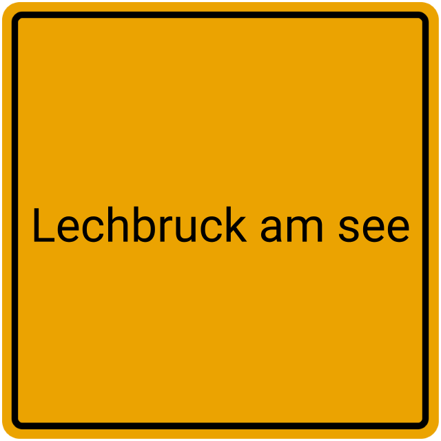 Meldebestätigung Lechbruck am See